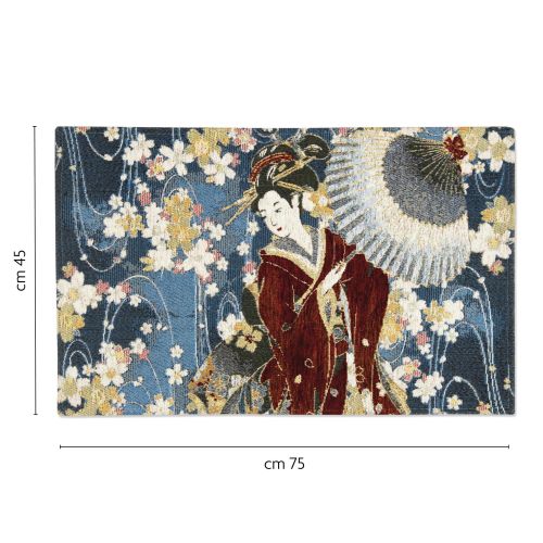 Tappeto da cucina, stile giapponese, 45x75 cm