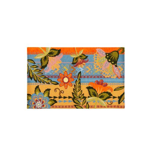 Tappeto da cucina, fiori, 45x75 cm
