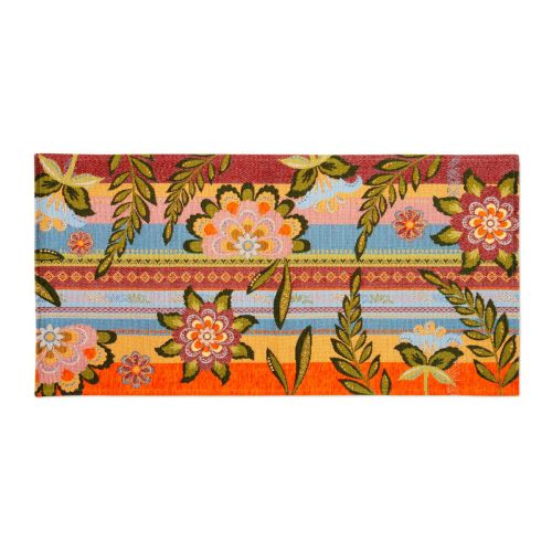 Passatoia da cucina, fiori, 55x110 cm