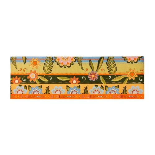 Passatoia da cucina, fiori, 55x180 cm