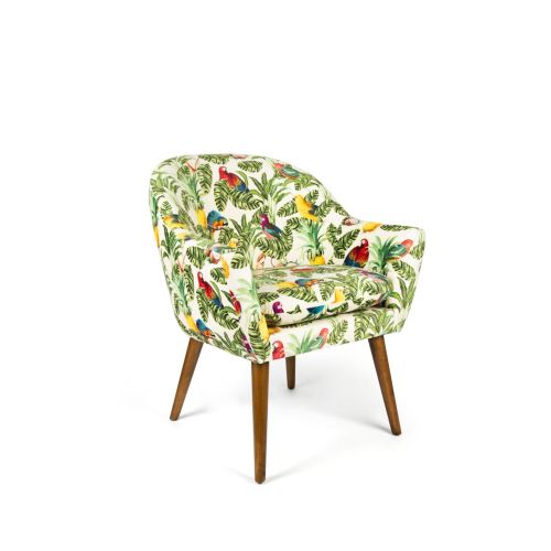 Poltrona, stile tropicale, multicolore