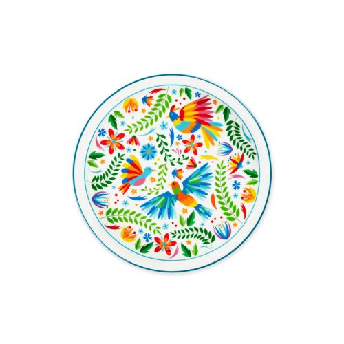 Piatto pizza, 1 pezzo, porcellana, stile messicano, 31 cm