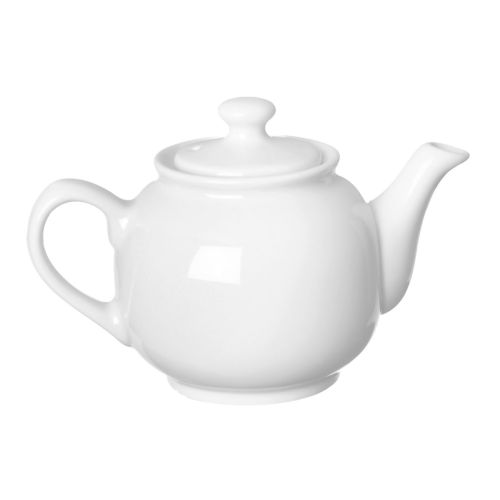 Teiera, bianco, porcellana