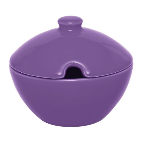 Formaggiera/zuccheriera, lilla/viola, porcellana