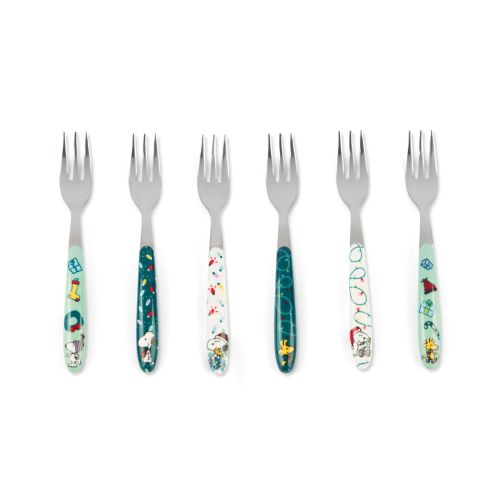 Forchettine da dolce, 6 pezzi, peanuts shiny & bright