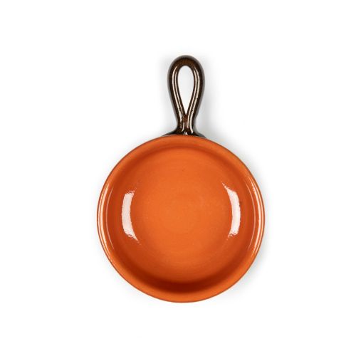 Tegame, in terracotta, 1 manico, 20 cm