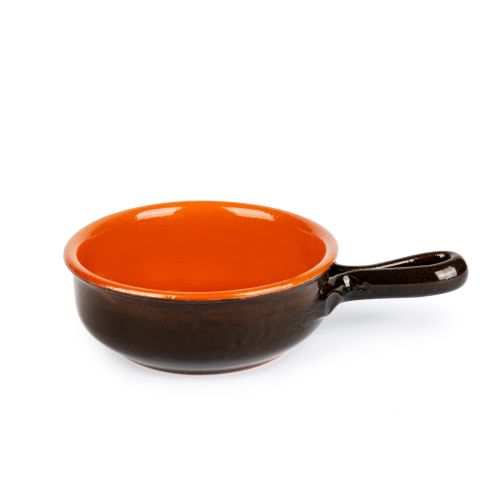 Tegame, in terracotta, 1 manico, 24 cm