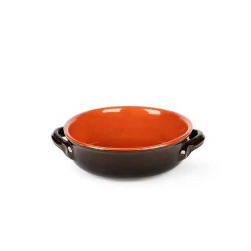 Casseruola, in terracotta, 2 manici, 20 cm