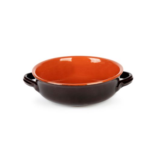 Casseruola, in terracotta, 2 manici, 24 cm
