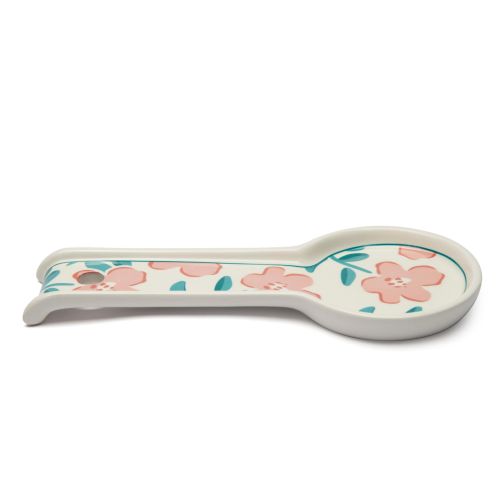 Posamestolo, fantasia floreale, ceramica