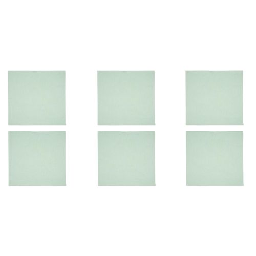 Tovaglioli, 6 pezzi, verde pastello, 40x40 cm