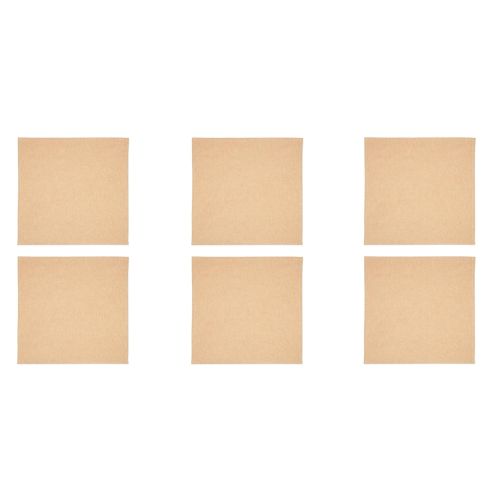 Tovaglioli, 6 pezzi, beige pastello, 40x40 cm