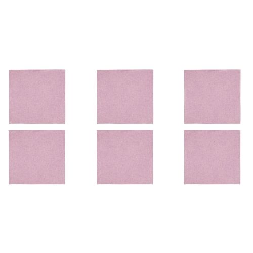 Tovaglioli, 6 pezzi, lilla pastello, 40x40 cm