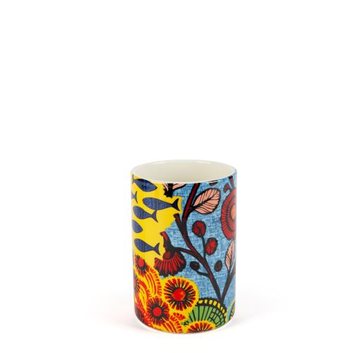 Portautensili, ceramica, stile africano