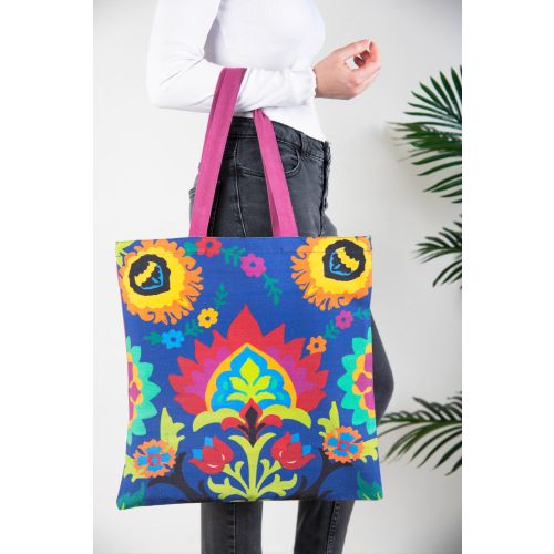 Shopper, 100% cotone, 41,5x41,5 cm, stile arabo