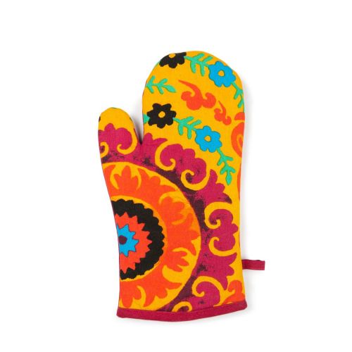 Guanto forno, stile indiano, 32x18 cm