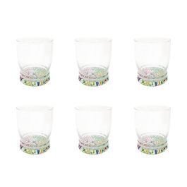 Set Di 6 Bicchieri In Vetro Da 200 Ml Stile Origami - Per Cocktail, Acqua, Birra, Impilabili E Eleganti - Foto 4