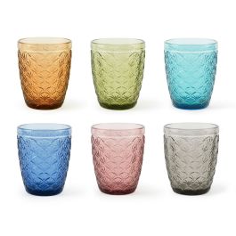 Set 6 Bicchieri Da Acqua In Vetro Colorato Memento - Fantasia Giada, 310 Ml, Lavabili In Lavastoviglie - Foto 9