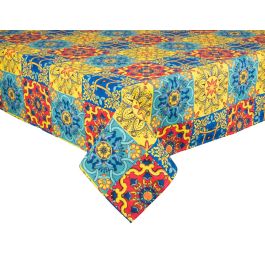 Tovaglia rettangolare con motivo bandiera brasiliana, 137 x 183 cm