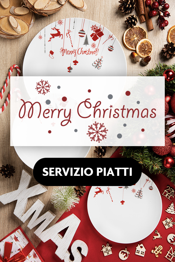 Excélsa Servizio Piatti Merry Christmas