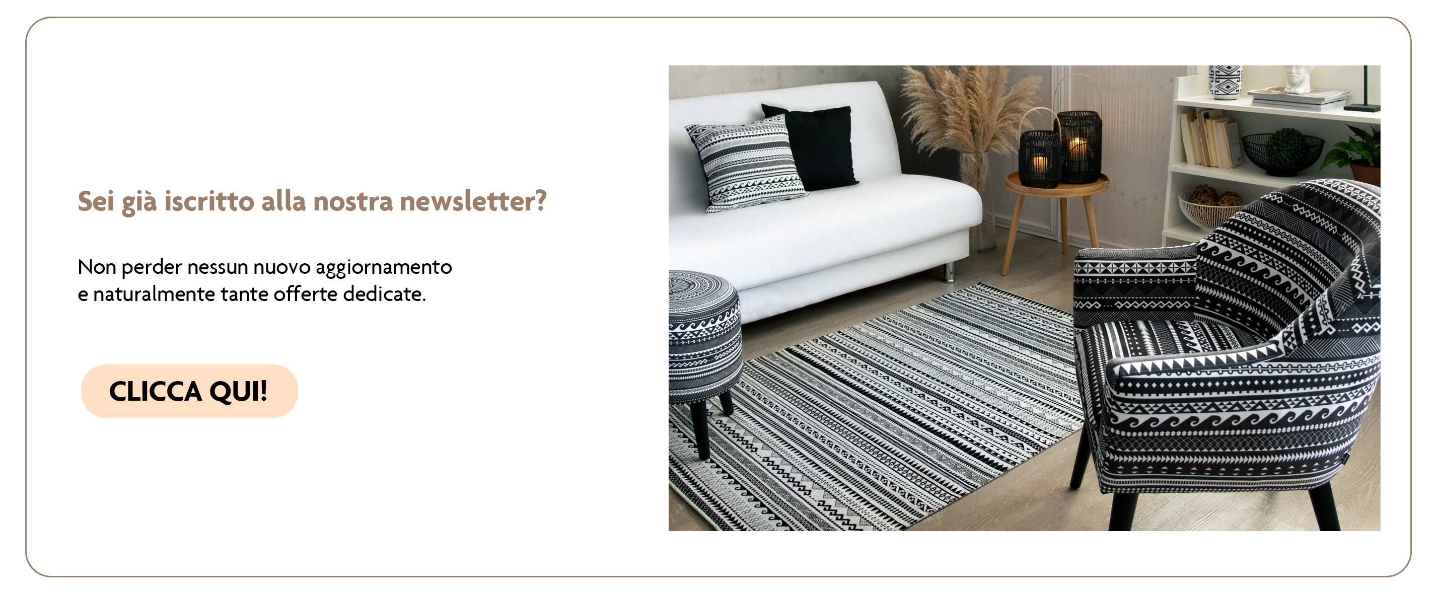 Excélsa Living - Iscriviti alla Newsletter