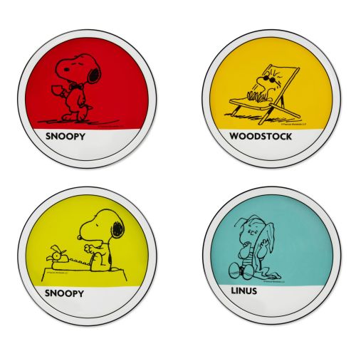 Excélsa | Peanuts Piatti Piazza set da 4